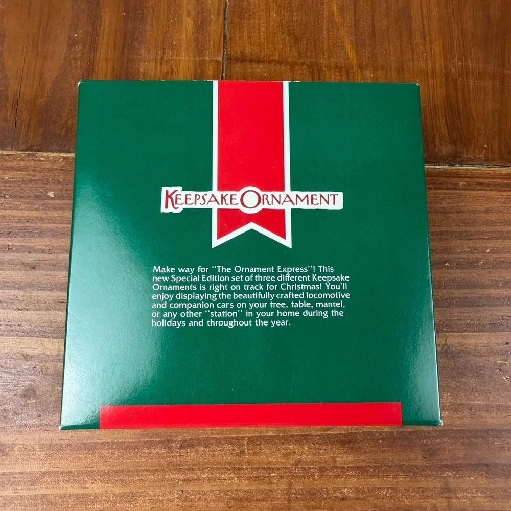 Hallmark Keepsake Ornament The Ornament Express Set of Three 1989